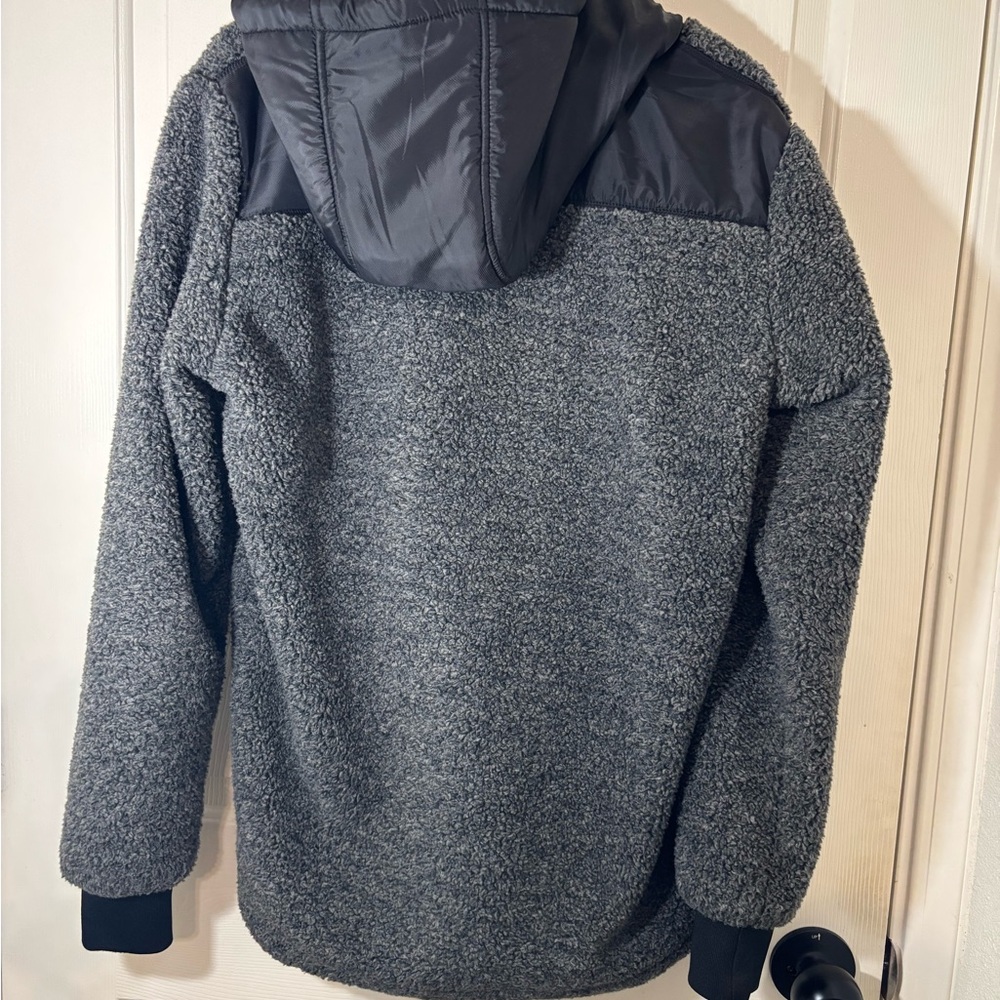 Superdry Gray Mountain Sherpa Zip Hood - Picture 7 of 7